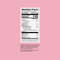 Clöud Café Strawberry Matcha Nutrition Facts, 10-count sachets, 110 calories, formulated with marine collagen and probiotics