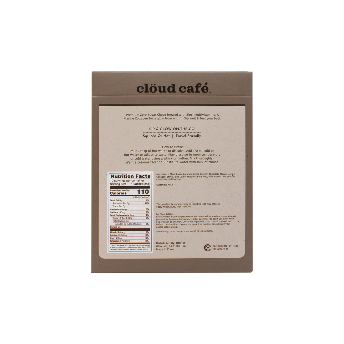 Hot Choco Zero (Collagen-Infused)