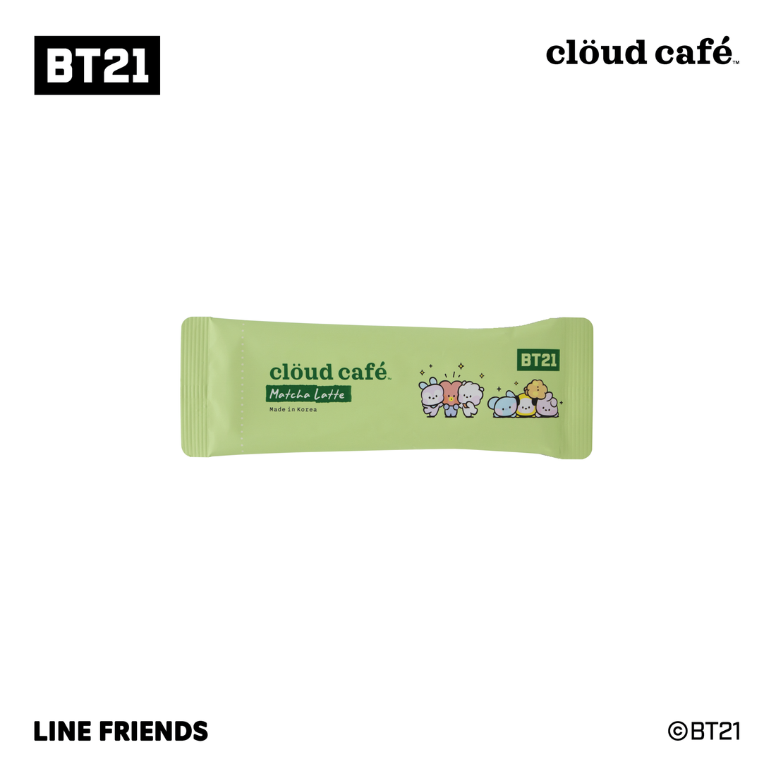 Clöud Café meets BT21 Matcha Latte
