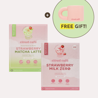 Strawberry Matcha Latte Box + Strawberry Milk Zero Box + Free Chunk Mug