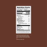 Clöud Café Choco Nutrition Facts, 7-count sachets, 110 calories, formulated with Marine Collagen and Zinc Oxide