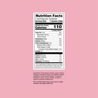 Clöud Café Strawberry Matcha Nutrition Facts, 7-count sachets, 110 calories, formulated with marine collagen and probiotics