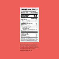 Clöud Café Churro Coffee Nutrition Facts, 10-count sachets, 85 calories, formulated with Marine Collagen and Lion's Mane