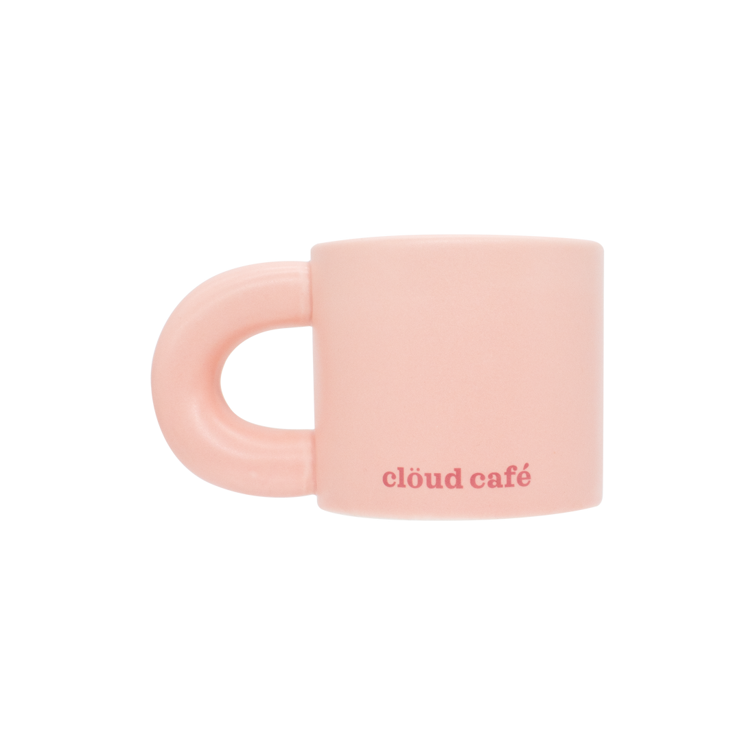 Pink mug with &