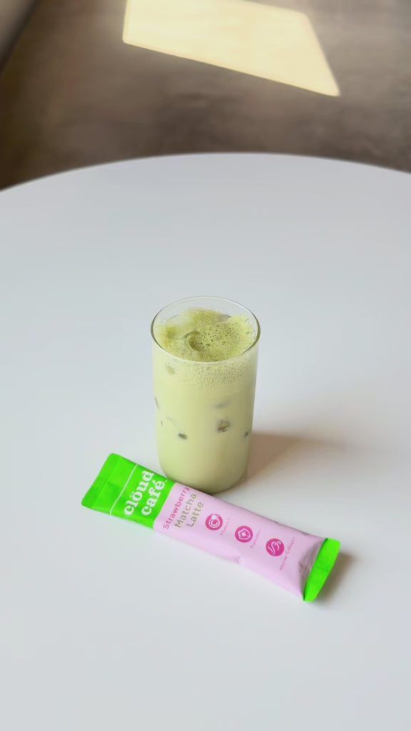 Strawberry Matcha preparation tutorial