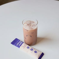 Clöud Café Collagen Royal Milk Tea standard preparation tutorial
